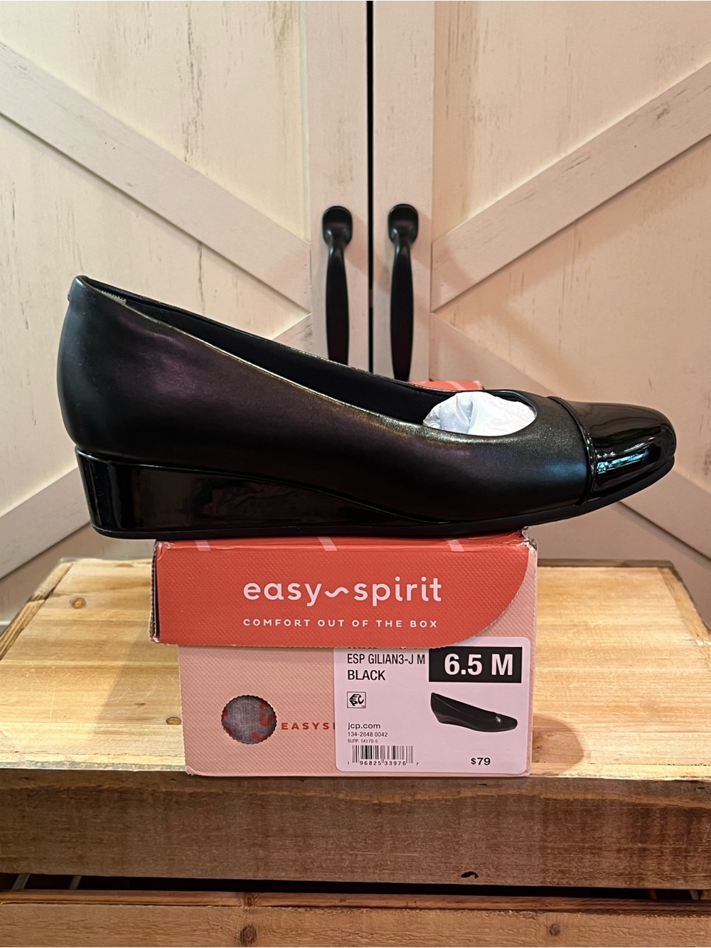 Easy Spirit Gilian Womens Round Closed Toe Flat Heel Pumps Size 6.5